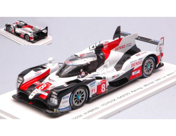 Spark Model S43LM19 TOYOTA TS050 HYBRID N.8 WINNER LM 2019 F.ALONSO-S.BUEMI-K.NAKAJIMA 1:43 Modellino