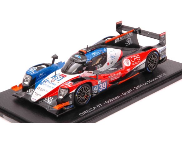 Spark Model S7922 ORECA 07 N.39 LM 2019 GOMMENDY-CAPILLAIRE-HIRSCHI 1:43 Modellino