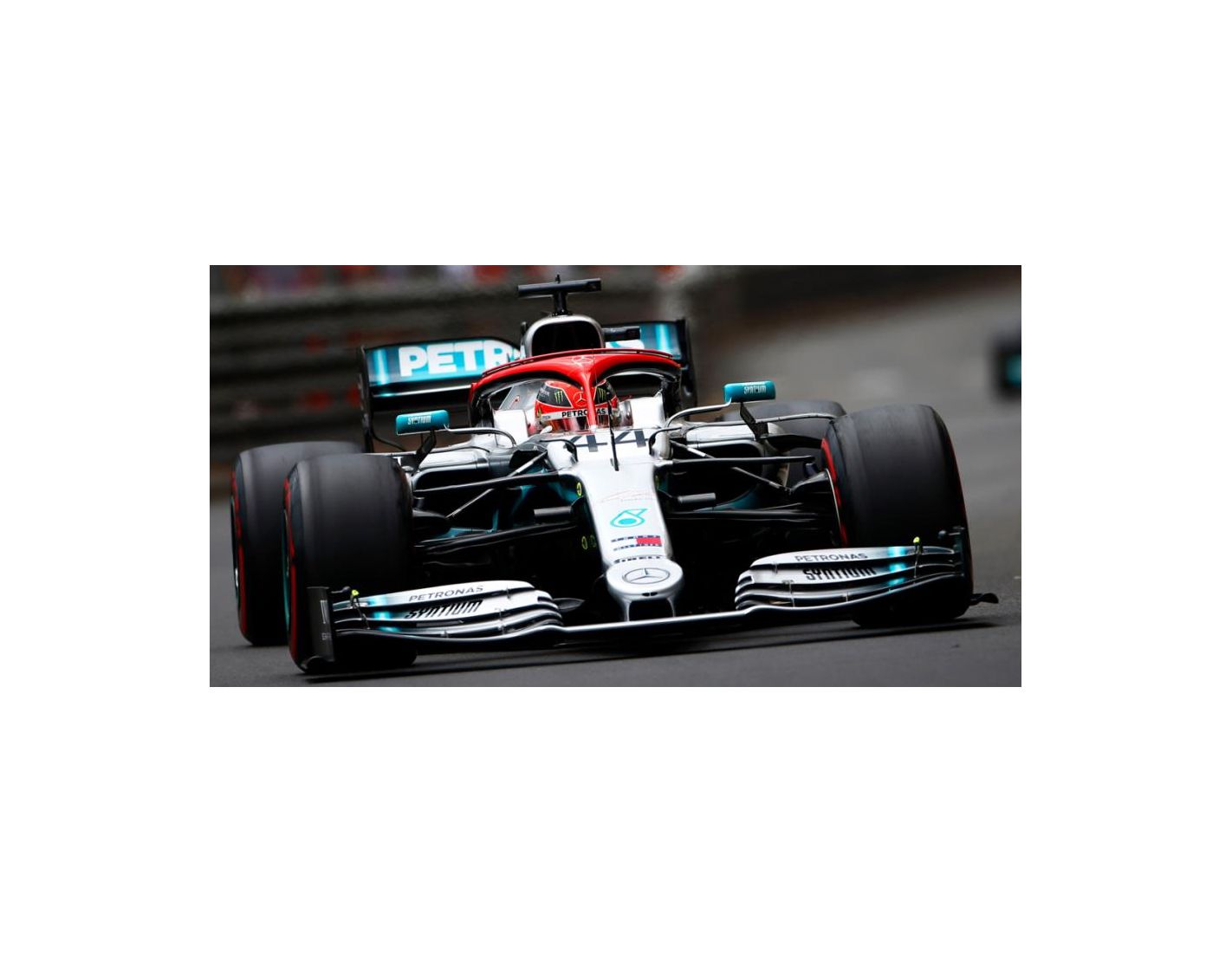 Spark Model S18460 MERCEDES F1 W10 L.HAMILTON 2019 N.44 WINNER MONACO ...