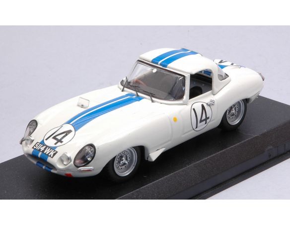 Best Model BT9775 JAGUAR E TYPE COUPE  N.14 LM 1963 HANSGEN-PABST 1:43 Modellino