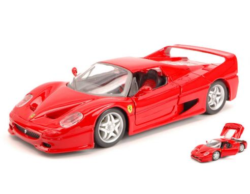 bburago- Ferrari Modellino da Collezione, Colore Rosso, 46000