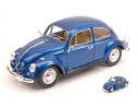 KINSMART KT7002WB VW CLASSIC BEETLE 1967 BLUE 1:24 Modellino