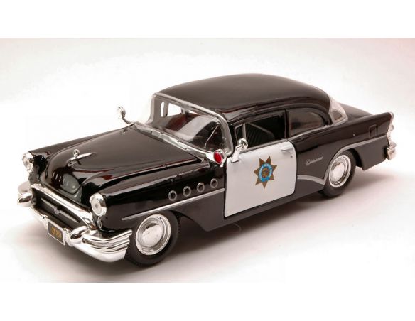 MAISTO MI31295 BUICK CENTURY POLICE 1955 1:26 Modellino