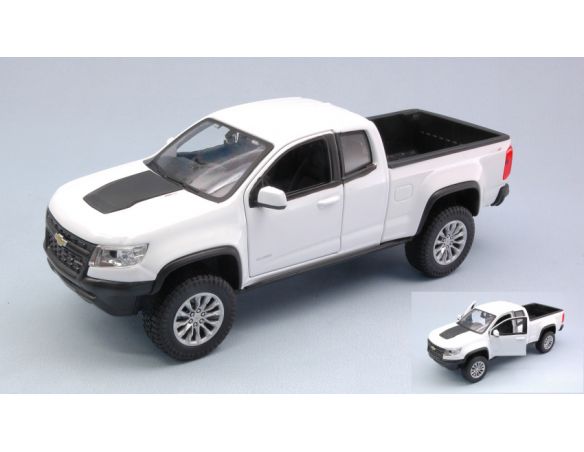 MAISTO MI31517W CHEVROLET COLORADO ZR2 2017 WHITE 1:27 Modellino