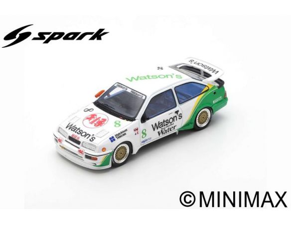 SPARK MODEL S43MC89 FORD SIERRA RS RS500 COSWORTH N.8 WINNER MACAU G.RACE 1989 T.HARVEY 1:43 Modellino