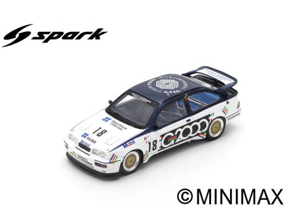 SPARK MODEL SA190 FORD SIERRA RS500 COSWORTH N.18 3rd MACAU GUIA RACE 1988 A.ROUSE 1:43 Modellino