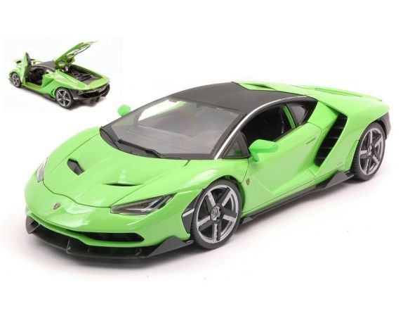 MAISTO MI31386GR LAMBORGHINI CENTENARIO LP770-4 2016 GREEN 1:18 Modellino