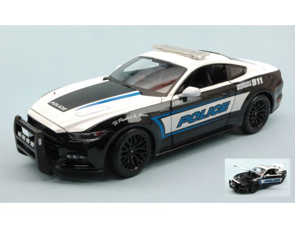 MAISTO MI31397 FORD MUSTANG GT POLICE USA 1:18 Modellino