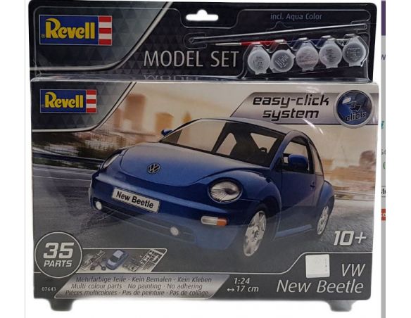 REVELL RV67643 VW NEW BEETLE MODEL SET KIT 1:24 Modellino