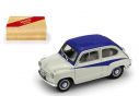 BRUMM BM0645-02 FIAT ABARTH 750 1956 GRIGIO CHIARO/TETTO A CONTRASTO FREGI BLU 1:43 Modellino