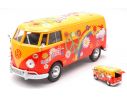 MOTORMAX MTM79563 VW TYPE 2 (T1) DELIVERY VAN FLOWER POWER 1:24 Modellino