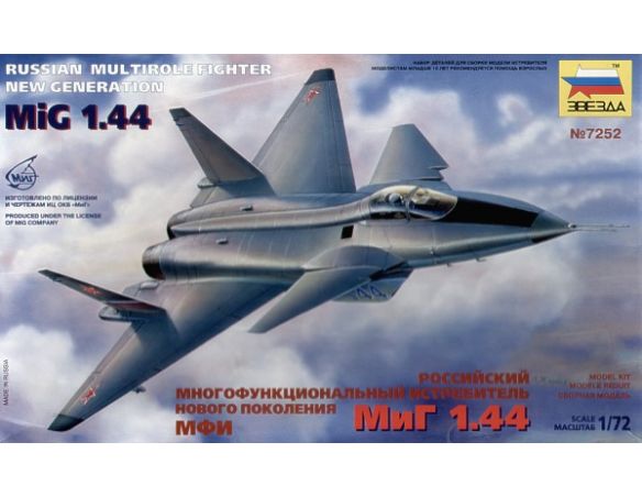 ZVEZDA Z7252 MIG 1.144 RUSSIAN KIT 1:72 Modellino