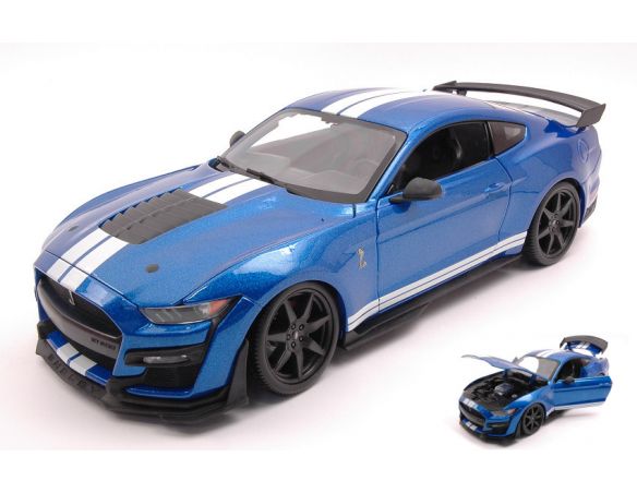 MAISTO MI31388B FORD SHELBY 2020 BLUE 1:18 Modellino