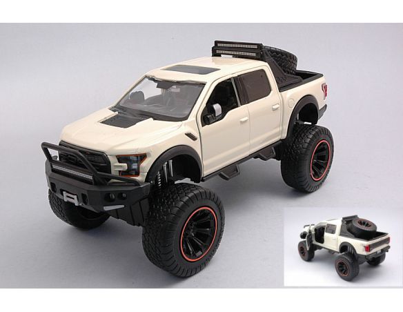 MOTORMAX MTM79142 FORD F-150 RAPTOR 2017 OFF ROAD CREAM 1:27 Modellino