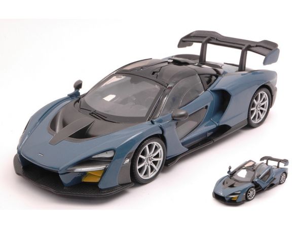 MOTORMAX MTM79355VV MC LAREN SENNA VISION VICTORY TEAL BLUE 1:24 Modellino