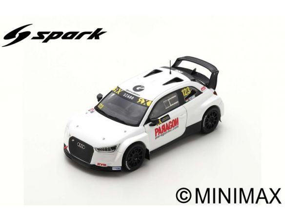 SPARK MODEL S7825 AUDI SPORT S1 WRX N.123 ARAB EMIRATES 2019 KRISZTIAN SZABO 1:43 Modellino