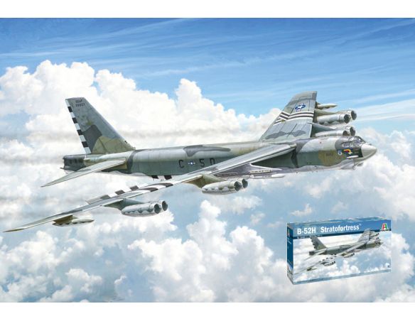 ITALERI IT1442 B-52H STRATOFORTRESS KIT 1:72 Modellino