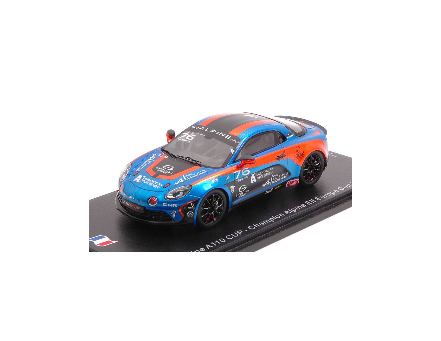 SPARK MODEL SF142 ALPINE A110 N.76 CHAMPION ALPINE EUROPA CUP 2018 ...