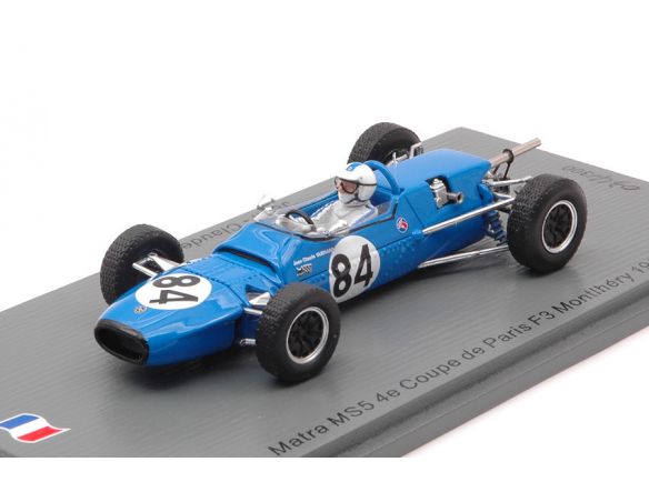 SPARK MODEL SF189 MATRA MS5 JEAN-CLAUDE GUENARD 1967 N.84 4e COUPE DE PARIS F3 MONTL.1:43 Modellino