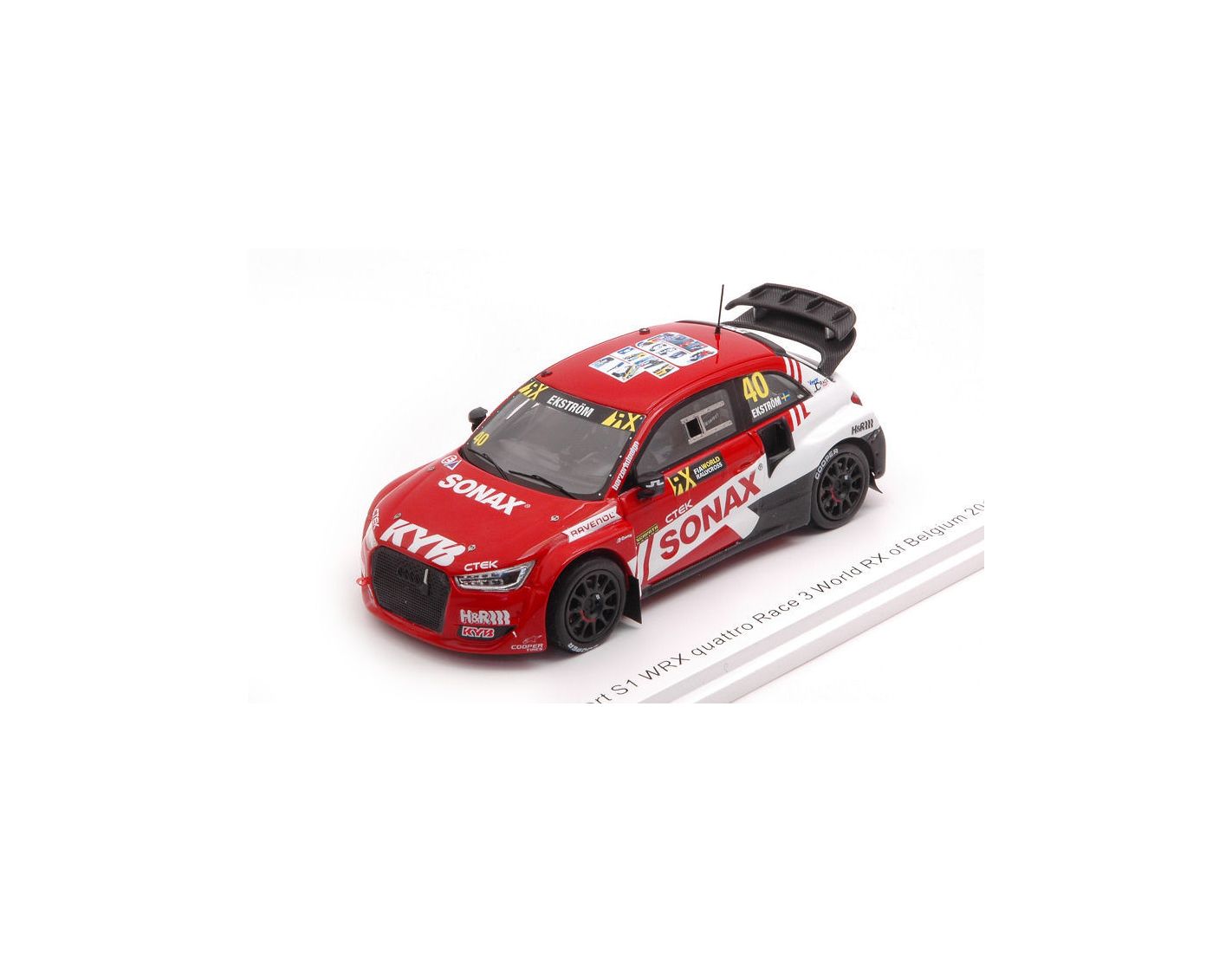 SPARK MODEL S7828 AUDI SPORT S1 WRX N.40 BELGIUM 2019 MATTIAS EKSTROM 1