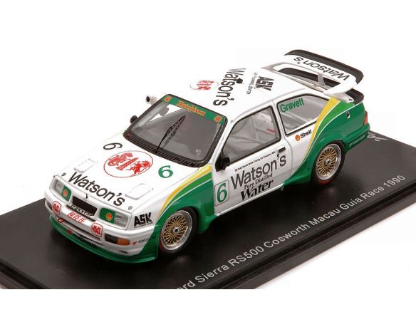 SPARK MODEL SA198 FORD SIERRA RS500 COSWORTH N.6 MACAU GUIA RACE 1990 ROBB GRAVETT 1:43 Modellino