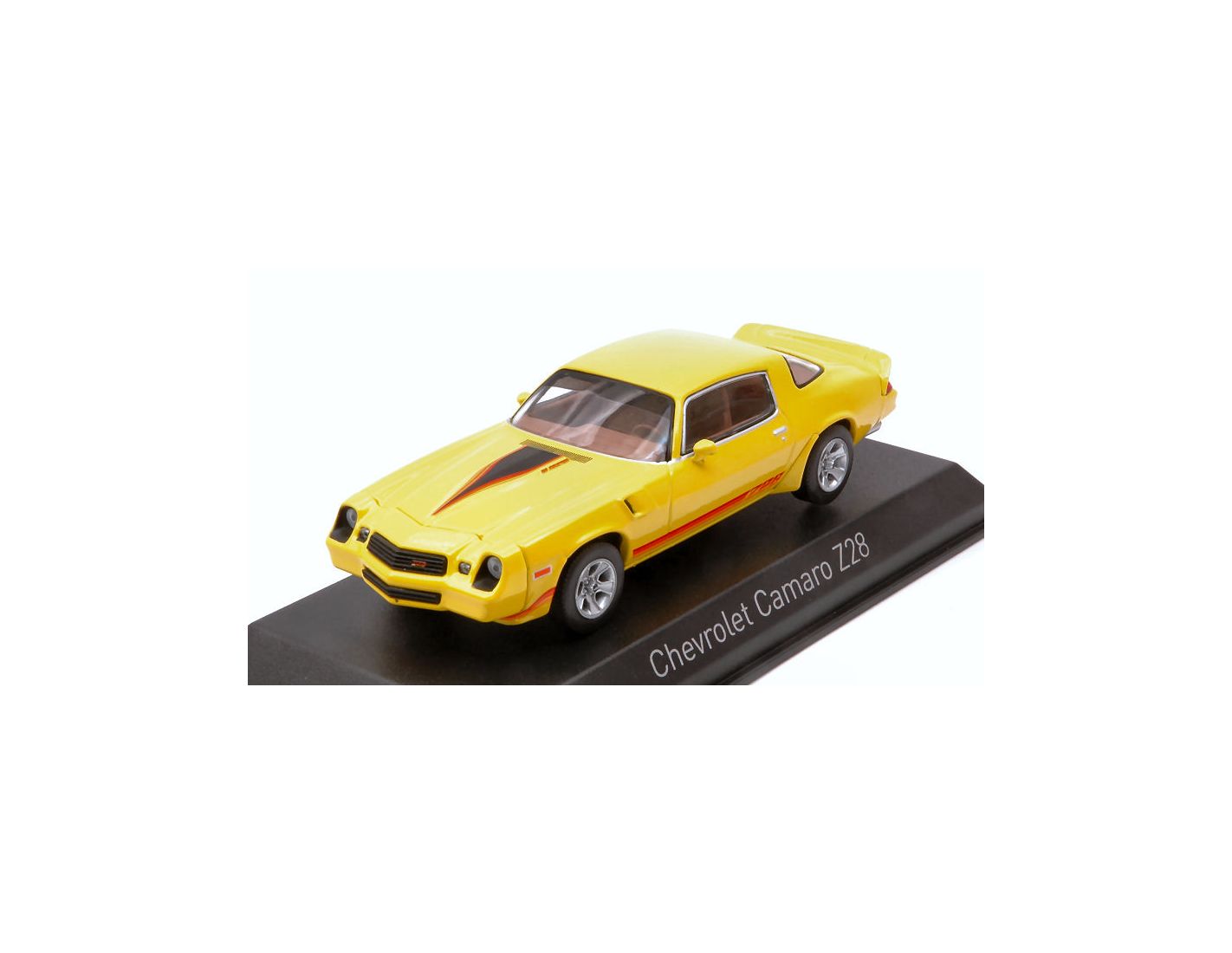 NOREV NV900017 CHEVROLET CAMARO Z28 1980 YELLOW METALLIC WITH RED STRIPPING  1:43 Modellino