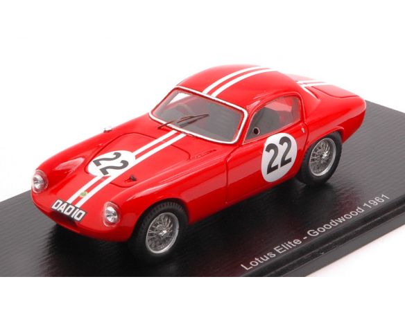 SPARK MODEL S8216 LOTUS ELITE N.22 GOODWOOD 1961 LES LESTON 1:43 Modellino