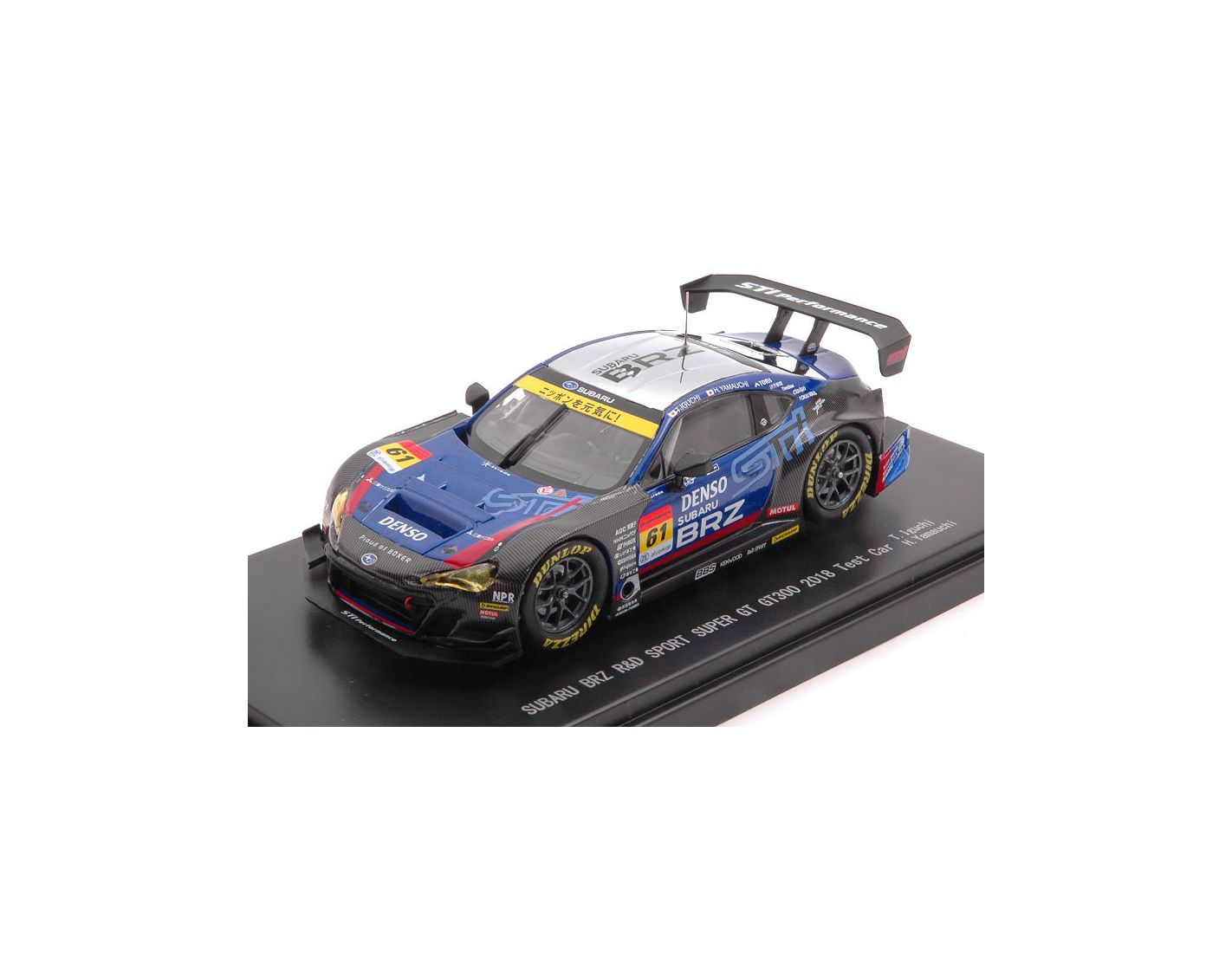 EBBRO EB45666 SUBARU BRZ TEST CAR N.61 SUPER GT300 2018 T.IGUCHI-H ...