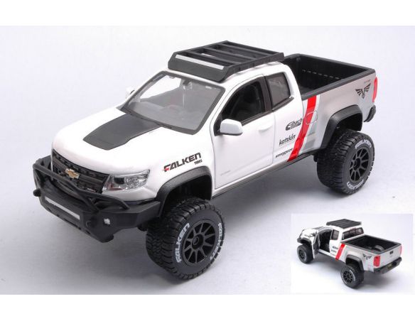 MAISTO MI32534 CHEVROLET COLORADO ZR2 PICK UP 2017 WHITE 1:27 Modellino