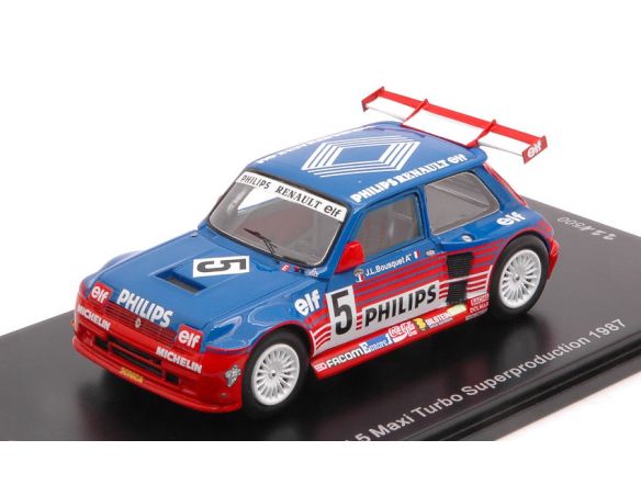 SPARK MODEL SF054 RENAULT 5 MAXI TURBO SUPERPRODUCTION N.5 1987 JEAN LOUIS BOUSQUET 1:43 Modellino