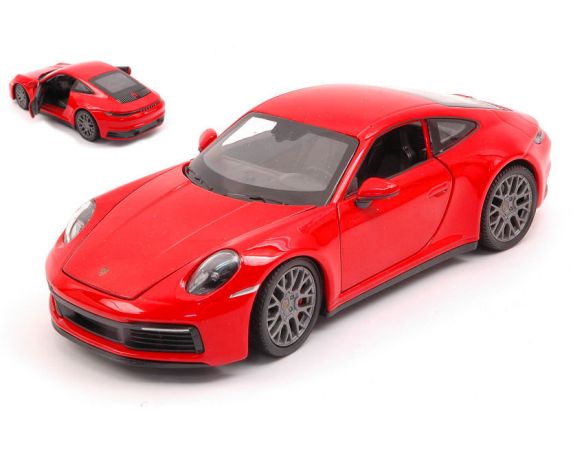 WELLY WE24099WR PORSCHE 911 CARRERA 4S RED 1:24 Modellino