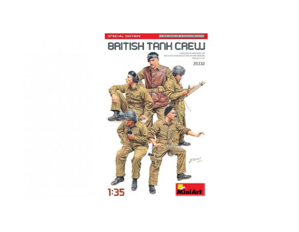 MINIART MIN35332 BRITISH TANK CREW SPECIAL EDITION KIT 1:35 Modellino