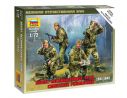 ZVEZDA Z6137 SOVIET RECONNAISSANCE TEAM 1941-43 KIT 1:72 Modellino