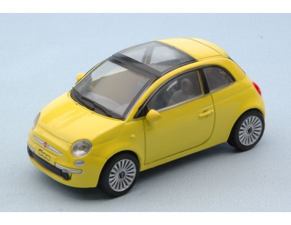 NEW RAY NY19587Y FIAT NUOVA 500 2007 YELLOW 1:43 Modellino