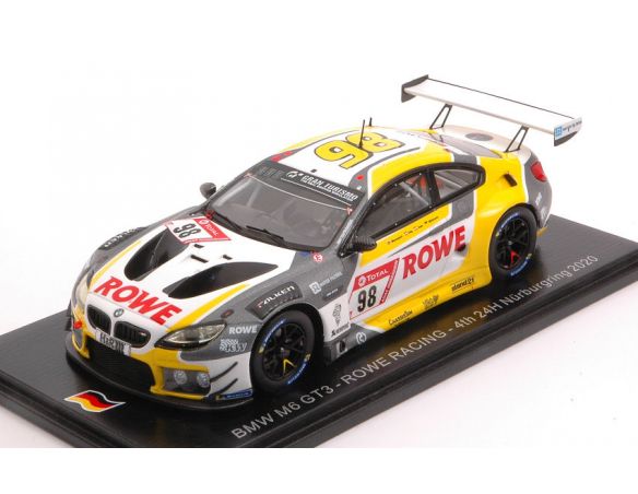 SPARK MODEL SG683 BMW M6 GT3 N.98 4th 24 H NURBURGRING 2020 ENG-WITTMANN-BLOMQVIST 1:43 Modellino