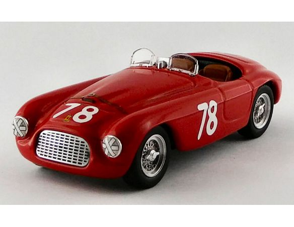 ART MODEL AM0426 FERRARI 166 MM BARCHETTA N.78 2nd COPPA D'ORO DI SICILIA P.MARZOTTO 1:43 Modellino