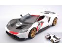 MAISTO MI31390 FORD GT 2021 FORD HERITAGE N.98 WHITE 1:18 Modellino