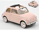 NOREV NV187774 FIAT 500 L 1968 PINK WITH SPECIAL BIRTH PACK 1:18 Modellino