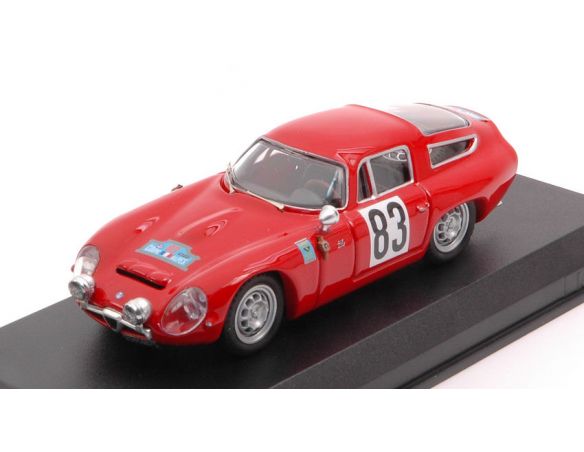 BEST MODEL BT9808 ALFA ROMEO TZ1 N.83 WINNER COUPE DES ALPES 1964 ROLLAND-AUGIAS 1:43 Modellino