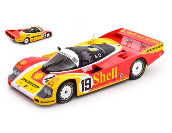 NOREV NV187415 PORSCHE 962 C SHELL N.19 LM 1988 M.ANDRETTI-M.ANDRETTI-J.ANDRETTI 1:18 Modellino