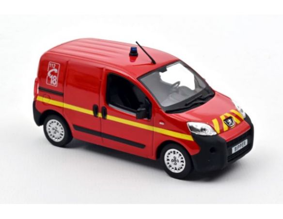 NOREV NV479838 PEUGEOT BIPPER 2009 POMPIERS 1:43 Modellino