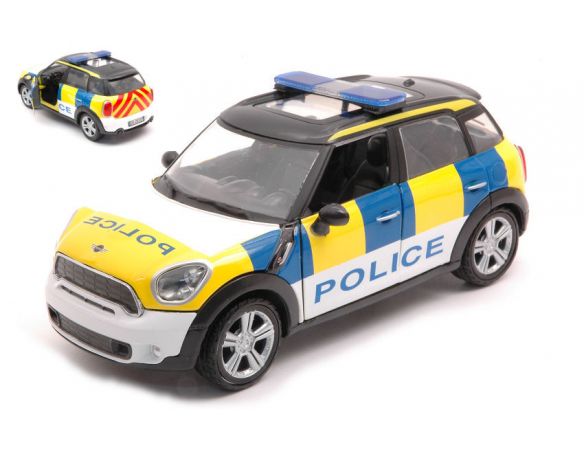 MOTORMAX MTM79751 MINI COOPER S COUNTRYMAN UK POLICE 1:24 Modellino