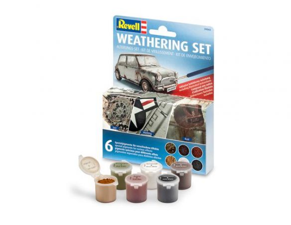 REVELL RV39066 WEATHERING SET (6 PIGMENTS 5 gr.each) Modellino