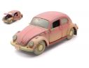 MAISTO MI32106 VW BEETLE OLD FREND DIRTY VERSION RED 1:24 Modellino