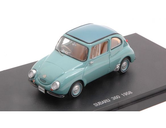 EBBRO EB45686 SUBARU 360 1958 PASTEL BLUE 1:43 Modellino