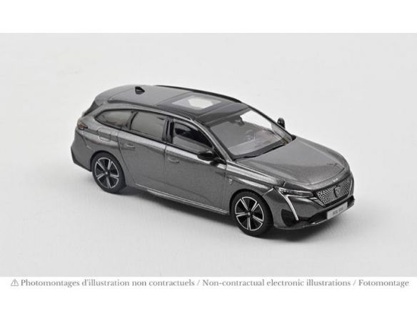 NOREV NV473936 PEUGEOT 308 SW GT 2021 PLATINIUM GREY 1:43 Modellino