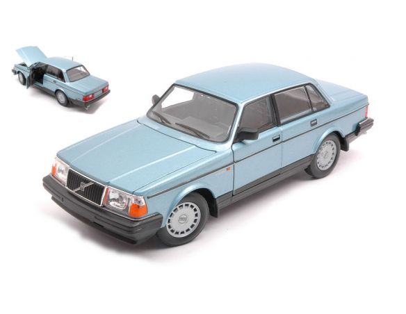 WELLY WE24102B VOLVO 240 GL METALLIC LIGHT BLUE 1:24 Modellino