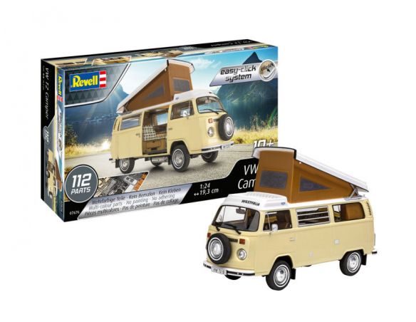 REVELL RV07676 VW T2 CAMPER KIT 1:24 Modellino