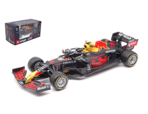 BBURAGO BU38055P RED BULL RB16B SERGIO PEREZ 2021 N.11 1:43 Modellino