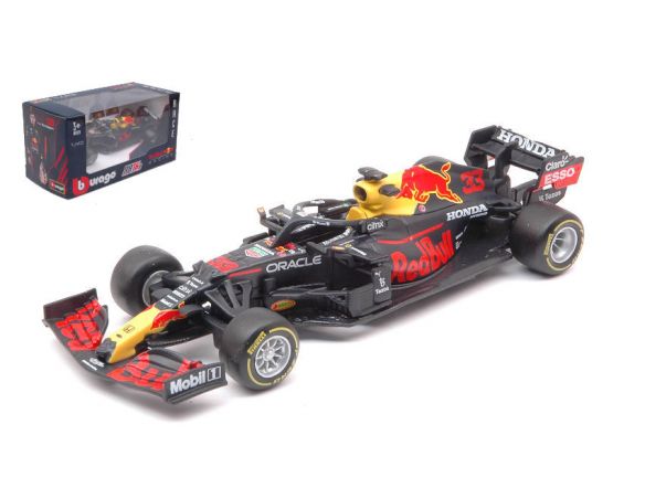 BBURAGO BU38055V RED BULL RB16B MAX VERSTAPPEN 2021 N.33 1:43 Modellino